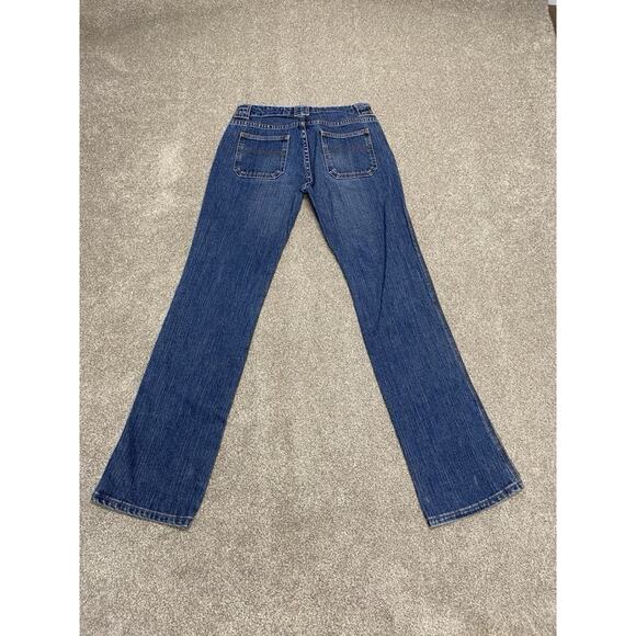 Y2k Grunge Streetwear Gap bootcut jeans sz 4R low rise dark wash Rodeo Western - Picture 1 of 13